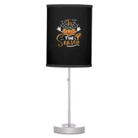 Tis The Season Halloween Pumpkin Costume Table Lamp