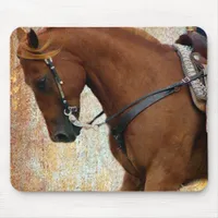 Western Horse Sorrel Grunge Mouse Pad