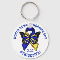 World Down Syndrome Day is March 21st  Keychain
