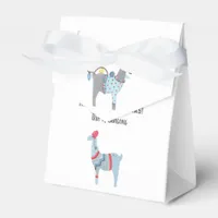 Llama themed Ugly Sweater Christmas Party Favor Boxes