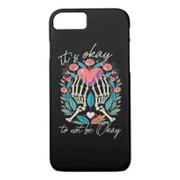 It’s Ok To Not Ok - Skeleton Hands With Heart  iPhone 8/7 Case