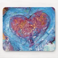 Melted Heart Mouse Pad