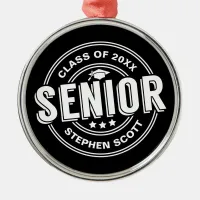 Class of Senior Graduate Personalized Graduation Metal Ornament