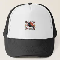 F Caw F Tastes Like Caw Caw Funny Quote Trucker Hat