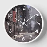Abandoned City | Post Apocalyptic Dystopia  Clock