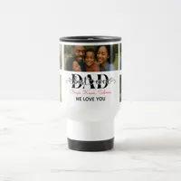 Best Father Ever Personalized Photo Collage Travel Mug
