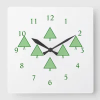 Clock - Pine Tree Forest