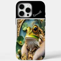 The Frog Prince in a Gilded Frame iPhone 16 Pro Max Case