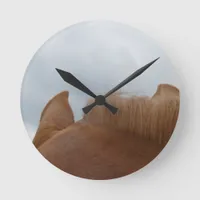 From a Horse's View, Horse Ears and Neck Round Clock