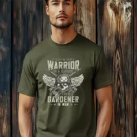 Strength Meets Serenity : Warrior In A Garden T-Shirt