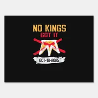 No King Patriotic Freedom No Kings In America Crea Sign