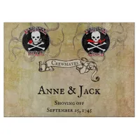 Pirate Wedding Cutting Board