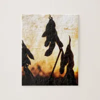 Soybean Sunset Jigsaw Puzzle