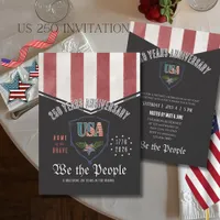 US 250 We the People Patriotic Anniversary  Invitation