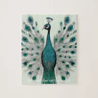 Animation Boho peacock Jigsaw Puzzle