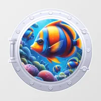 Personalized Under-the-Sea Kids Room Wall Decal