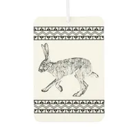 Southwestern Jackrabbit Geometric Design Custom  Air Freshener