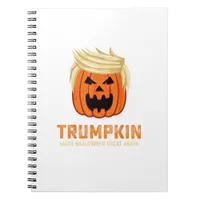 Halloween Trumpkin Funny – Spooky Parody Slogan Notebook