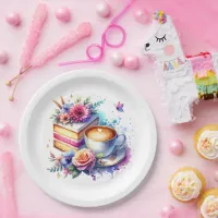 Coffee and Cake | Best Friend's Birthday Paper Plates