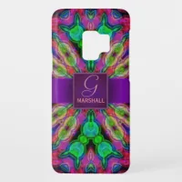 Psychedelic Batik Monogram Samsung Galaxy S2 Case