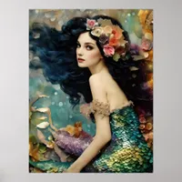 The Gorgeous Mermaid Collage Poster