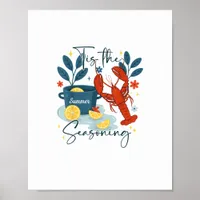 Tis The Season Christmas Quote Poster