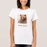 *~* Love AP72 MAMA BEAR  Cub Mother's Day Gift T-Shirt