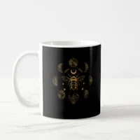 Cottagecore Bee Mystical Magical Goblincore Moon P Coffee Mug