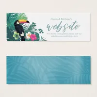 Watercolor Tropical Website Insert Teal  ID577