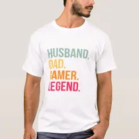 Husband Dad Gamer Legend T-Shirt