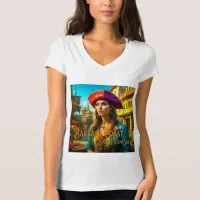 Barbary Coast San Francisco Women's V-Neck T-Shirt