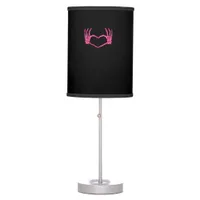 Skeleton Heart Hands Classic Table Lamp