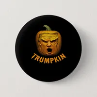 Trumpkin – Funny Donald Pumpkin Halloween Classic Button