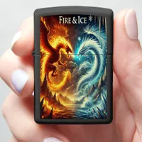 The Dragons of Fire and Ice Zippo Lighter