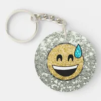 *~* Silver Glitter AP41 Keychain