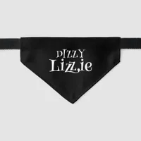 Cute Dizzy Lizzie Pet Bandana Collar