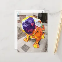 Love Bulldog Postcard