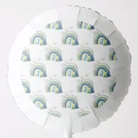 Watercolor Rainbow Pattern Balloon