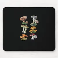Cottagecore Mushrooms Goblincore Aesthetic Mushroo Mouse Pad
