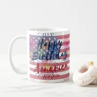4th of July Happy Birthday America USA 250th Coffee Mug