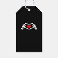 Skeleton Heart And Hands Meme Gift Tags
