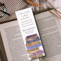 Storybook New Tale Baby Shower Customize Bookmark Mini Business Card