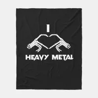 Funny Halloween Skeleton Heart Hands Classic Fleece Blanket