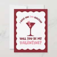  Martini Valentine Card – Chic & Trendy Fun Hearts