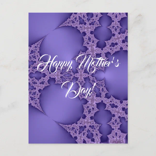 Happy Mother’s Day , purple fractal