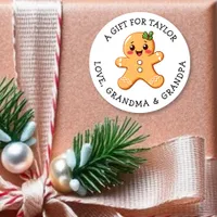 Personalized Gift Tag Christmas | Cute Pink