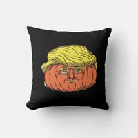 Donald Trumpkin  Pumpking Throw Pillow