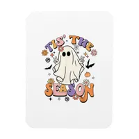 Tis The Season Retro Halloween Party Funny Minimal Magnet