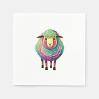 Rainbow Sheep Napkins