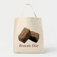 Funny Brownie Diet Tote Bag